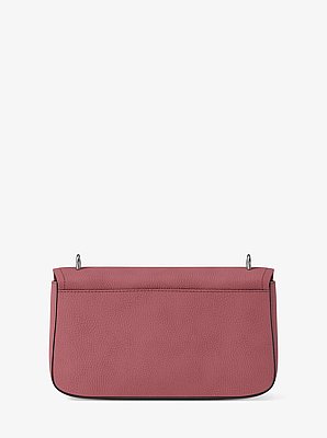 Tribeca Large Pebbled Leather Shoulder Bag