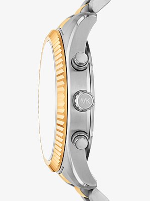 Reloj Lexington oversize de dos tonos