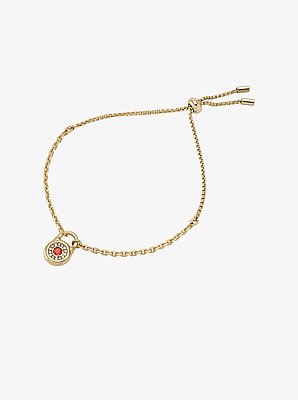 Pavé Lock Slider Bracelet