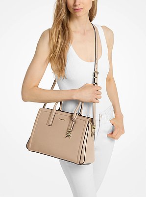 Laila Medium Leather Satchel