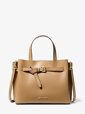 Borsa a mano Emilia media in pelle martellata