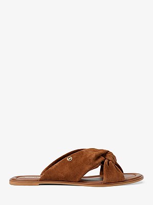 Elena Suede Slide Sandal