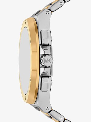 Reloj Lennox oversize en dos tonos