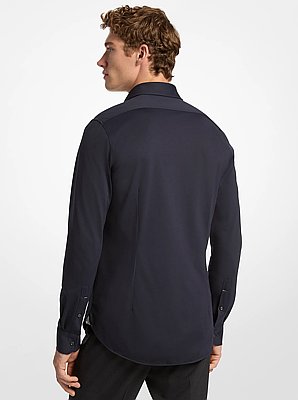 Slim-Fit Tech Knit Shirt
