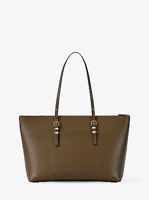 Quinn Large Pebbled Leather Tote Bag