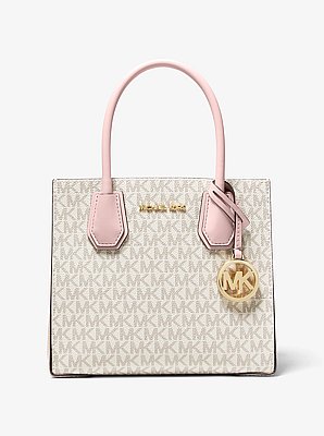 Bolsa cruzada Mercer mediana tipo acorde&oacute;n de piel y con logotipo