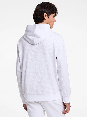 Signature Logo Cotton Blend Hoodie