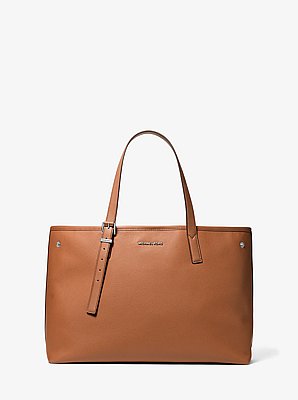 Hudson Medium Pebbled Leather Everyday Tote Bag