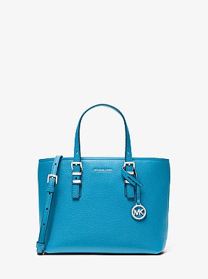 Quinn Small Pebbled Leather Convertible Crossbody Bag