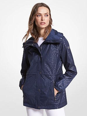 Logo Print Woven Anorak