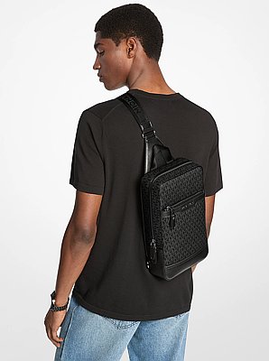 Sling-Tasche Hudson mit Signature-Logomuster