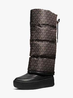 Starling Signature Logo Print Puffer Boot