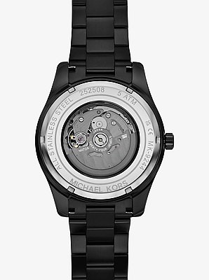 Oversized Lexington Black-Tone Watch