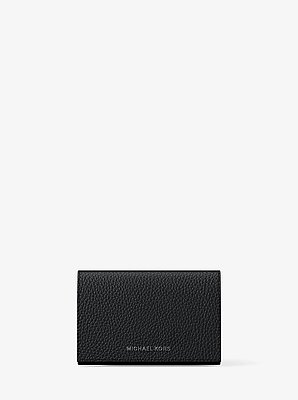 Hudson Pebbled Leather Card Case
