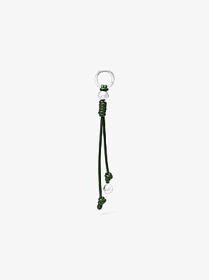 Breloque pour sac en corde nou&eacute;e