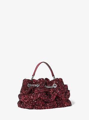 Mina Small Sequin Embellished Convertible Pochette