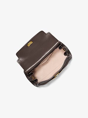 Hamilton Moderne Extra-Small Textured Leather Slouchy Crossbody Bag
