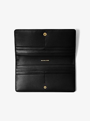 Bryant Large Pebbled Leather Snap-Front Wallet