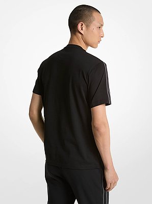 Logo Tape Cotton T-Shirt