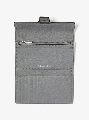 Cartera tr&iacute;ptica Nolita de piel granulada mediana