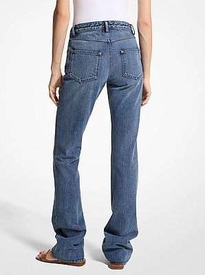 Denim Slim Stovepipe Jeans