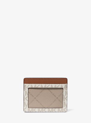 Jet Set Travel Large Logo and Leather Card Case