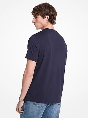 T-shirt en coton &agrave; logo