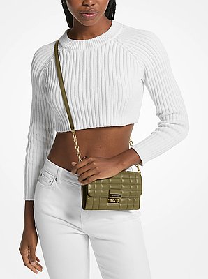 Tribeca Leather Convertible Crossbody Bag