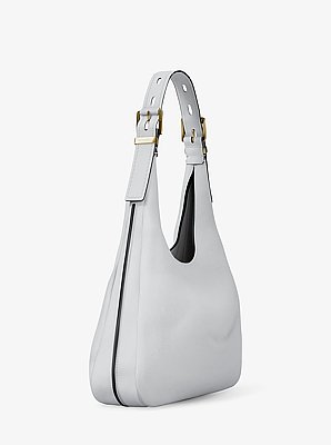 Bolso hobo de hombro Nolita grande de piel granulada