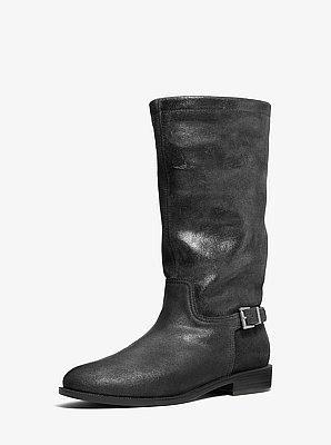 Botte Harleigh en cuir &agrave; effet us&eacute;