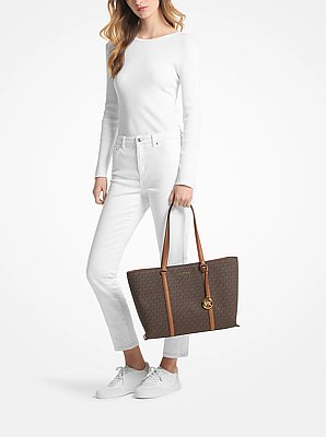Bolso tote Temple grande con logotipo