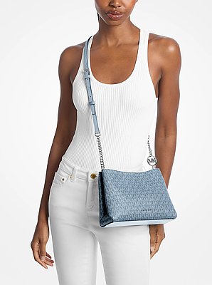 Petit sac &agrave; bandouli&egrave;re Christina &agrave; logo Signature