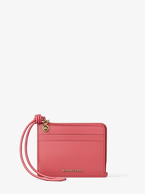Bolso pulsera Jet Set peque&ntilde;o de piel granulada con tarjetero