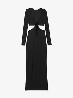 Matte Jersey Cutout Maxi Dress