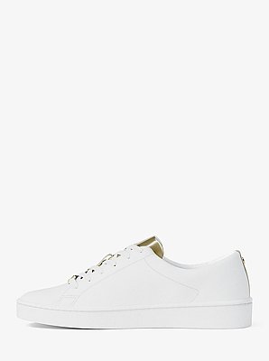 Keaton Leather and Metallic Sneaker