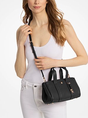Romee Extra-Small Pebbled Leather Crossbody Bag