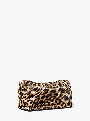 Bryant Small Leopard Print Calf Hair Convertible Crossbody Bag