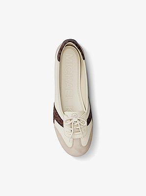 Espadrille ballerine Brielle &agrave; bande &agrave; logo Signature