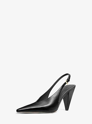 Escarpin &agrave; bride arri&egrave;re Electra en cuir