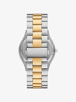 Oversized Aspyn Two-Tone Watch