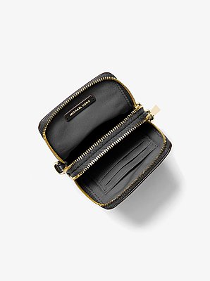 Jet Set Small Pebbled Leather Smartphone Crossbody Bag