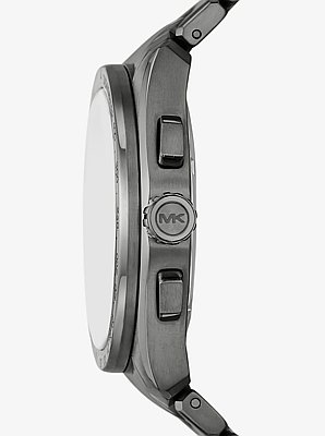 Montre Accelerator 2.0 gris acier surdimensionn&eacute;e