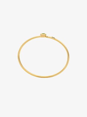 Round Stone Bangle