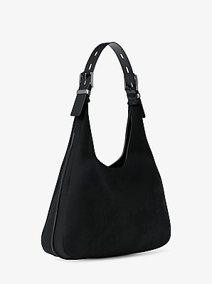 Nolita Large Nubuck Hobo Shoulder Bag