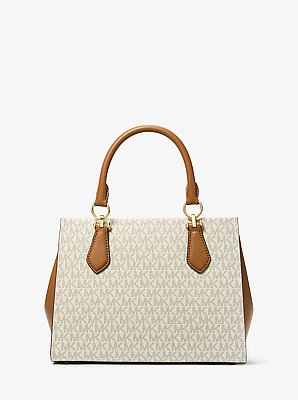 Bolso satchel Marilyn mediano con logotipo