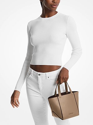 Jordi Small Leather Tote Bag