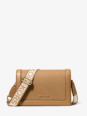 Jet Set Large Saffiano Leather Crossbody Bag