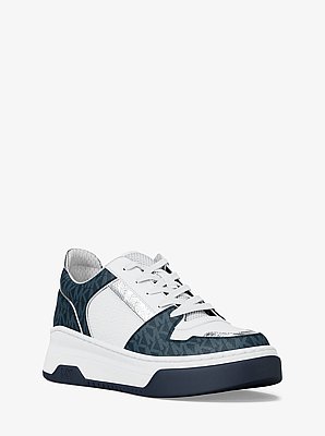 Lexi Mixed-Media Sneaker