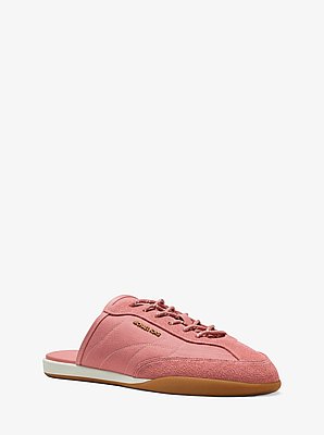 Sabot Nolan in nylon e pelle scamosciata
