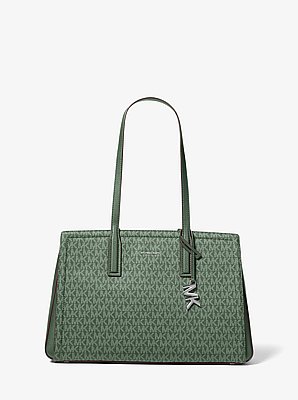 Laila Medium Signature Logo Tote Bag